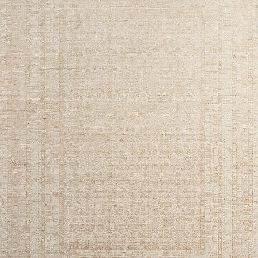 Reims Wool Blend Traditional Handwoven Ivory Area Rug 9'x12'