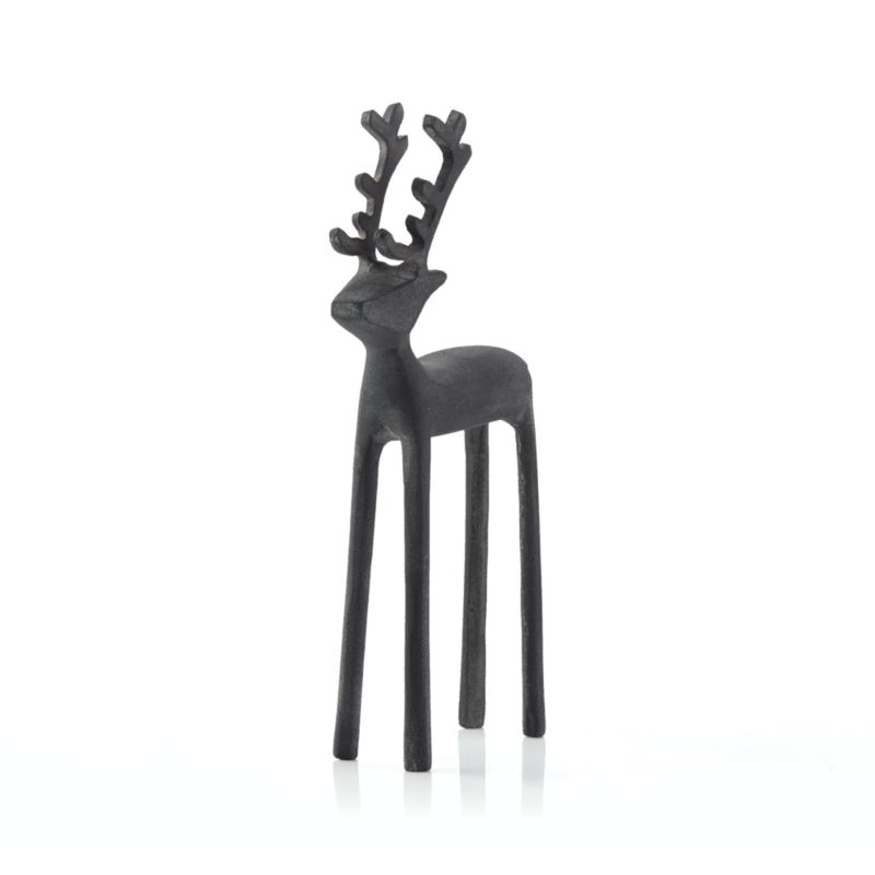 Zinc Holiday Reindeer Decoration 10.5" - image 7 of 12