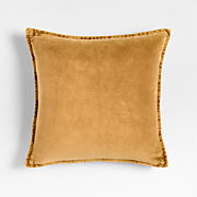 Tricote Tweed 22"x15" Copper Yellow Multi Throw Pillow Cover by Athena Calderone