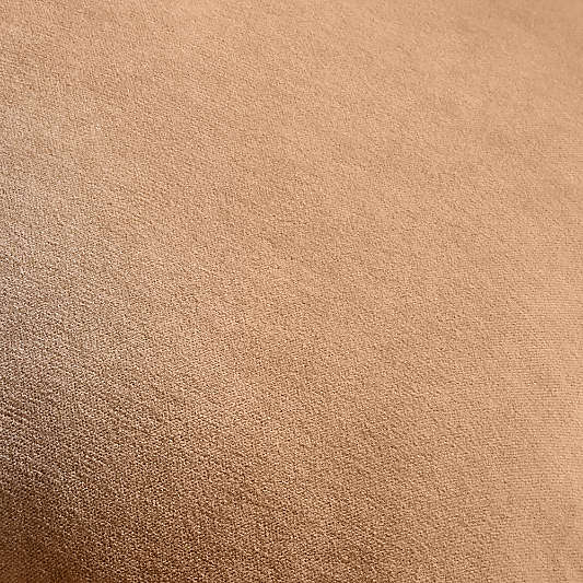 Relaxed Washed Organic Cotton Velvet 20x20 Sierra Tan Throw Pillow with Down-Alternative Insert