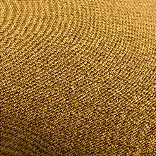 Relaxed Linen 20"x20" Moroccan Ocher Layering Throw Pillow Cover