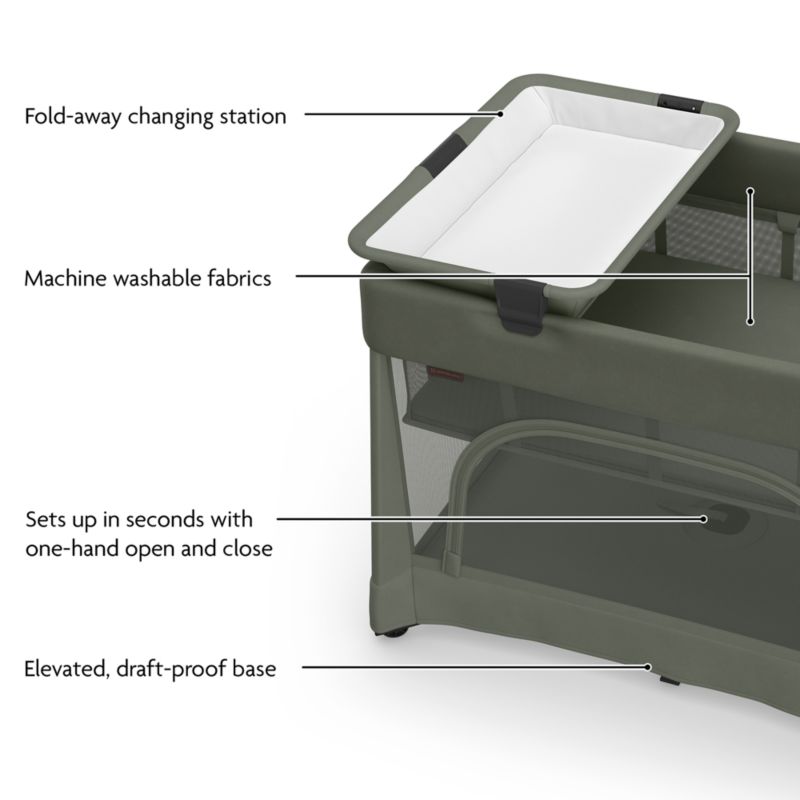 UPPAbaby ® Maddie Green REMI Play Yard/Portable Crib - image 4 of 8