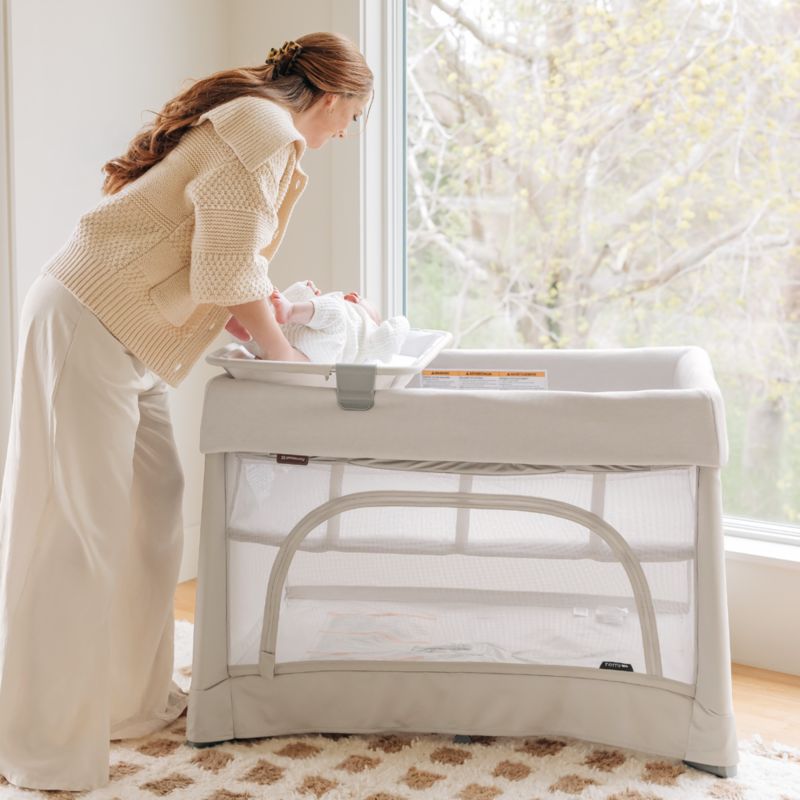 UPPAbaby ® Townsend Beige REMI Play Yard/Portable Crib - image 1 of 8