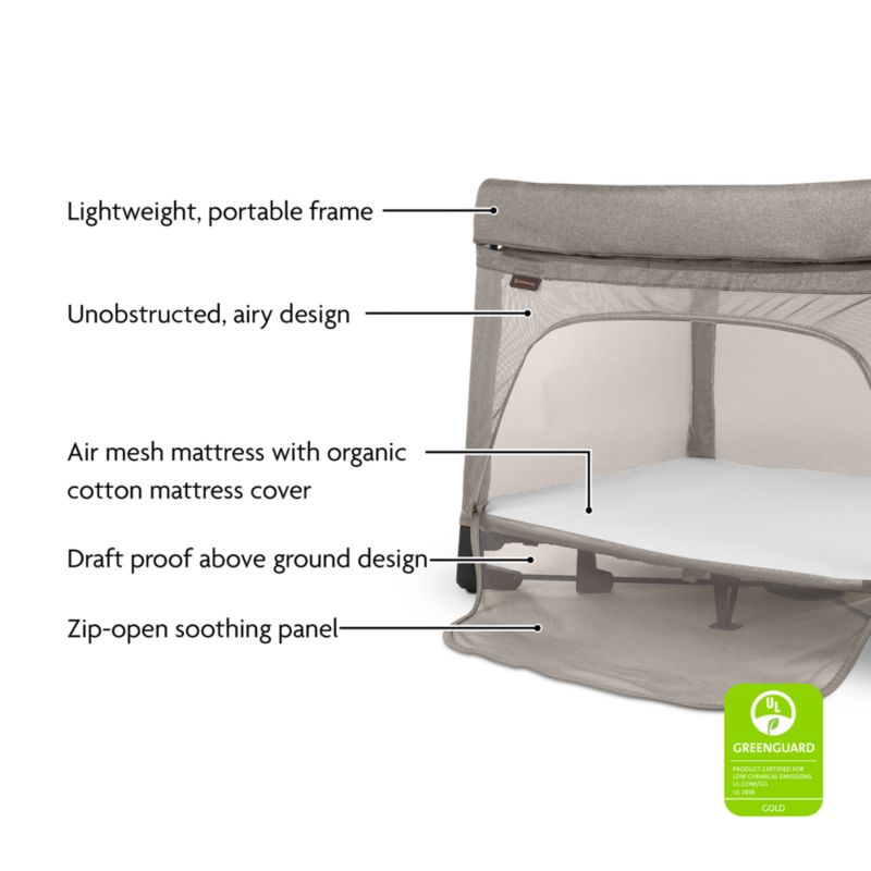 UPPAbaby ® REMI Wells Dark Taupe Melange Play Yard/Portable Crib - image 6 of 7