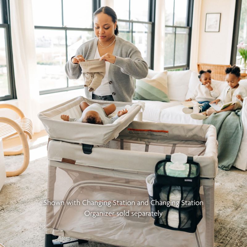 UPPAbaby ® REMI Wells Dark Taupe Melange Play Yard/Portable Crib - image 4 of 7