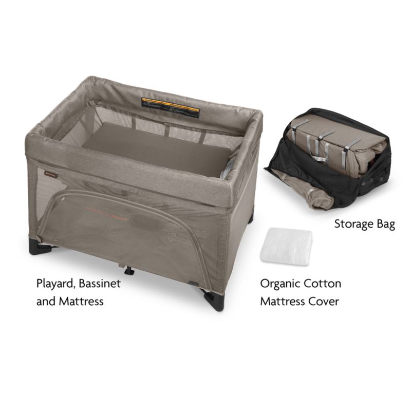 UPPAbaby ® REMI Wells Dark Taupe Melange Play Yard/Portable Crib - image 5 of 7