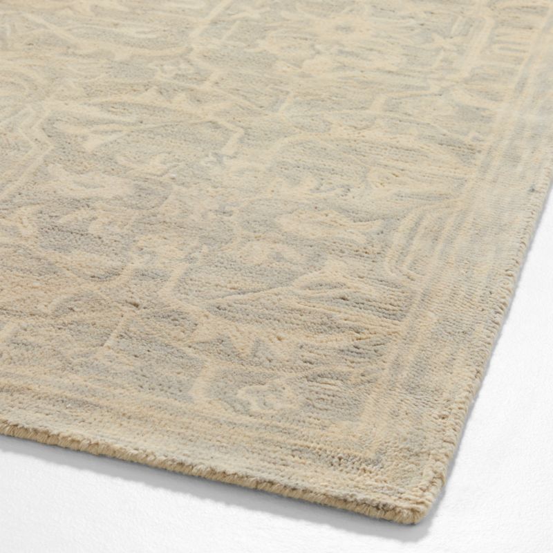 Rennes Wool Traditional Grey Area Rug 6'x9' - image 3 of 4