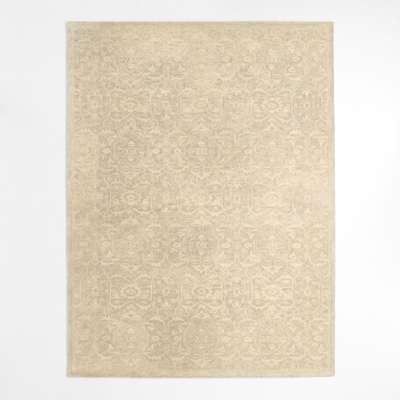 Rennes Wool Traditional Grey Area Rug 6'x9' - image 1 of 4