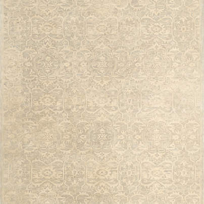 Rennes Wool Traditional Hand-Tufted Grey Area Rug 9'x12'