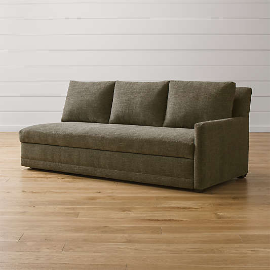 Reston Right Arm Queen Trundle Sleeper Sofa