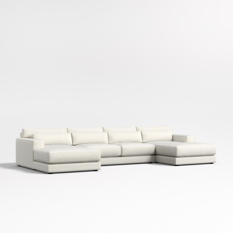 Retreat 3-Piece U-Shaped Sectional Sofa with Double Chaise Lounge - image 12 of 14