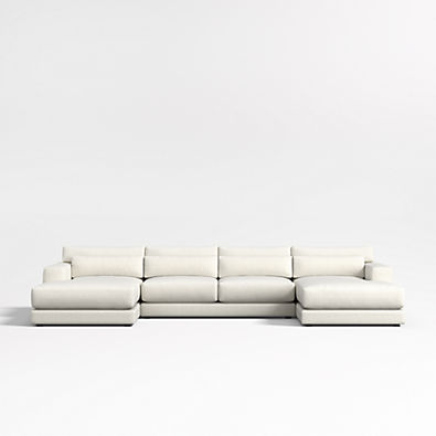 View Retreat 3-Piece U-Shaped Sectional Sofa with Double Chaise Lounge details