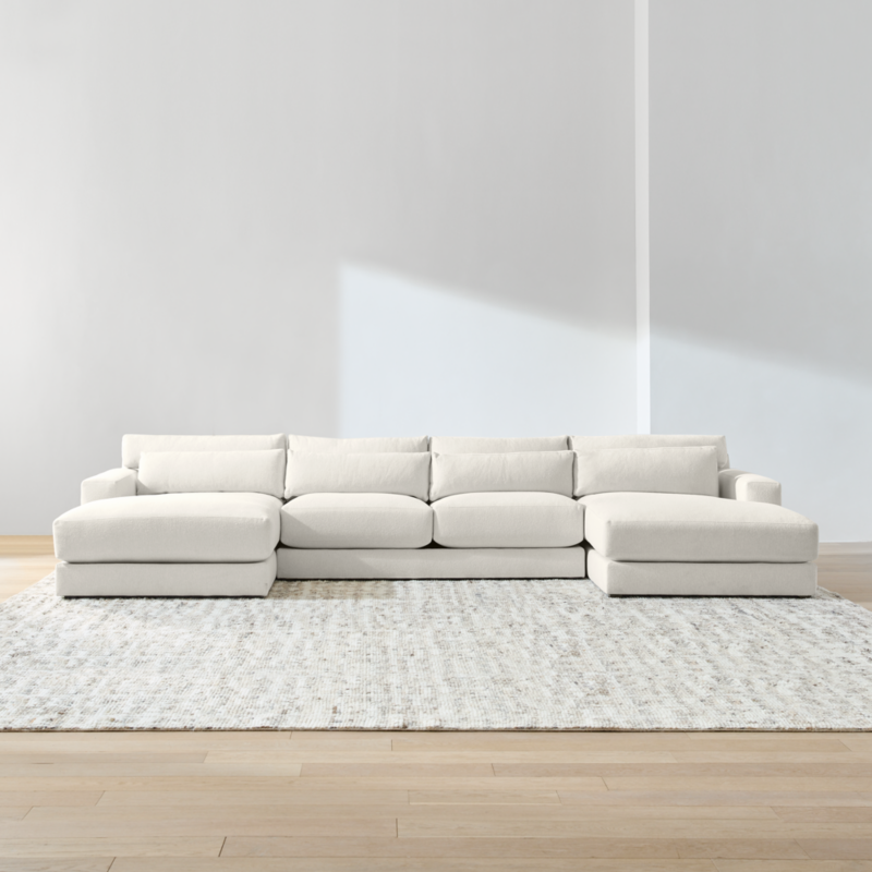 Retreat 3-Piece U-Shaped Sectional Sofa with Double Chaise Lounge - image 6 of 14