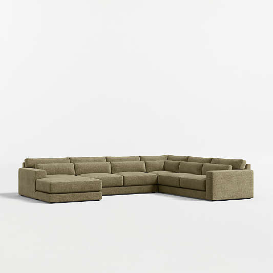 Retreat 4-Piece L-Shaped Sectional Sofa with Chaise Lounge