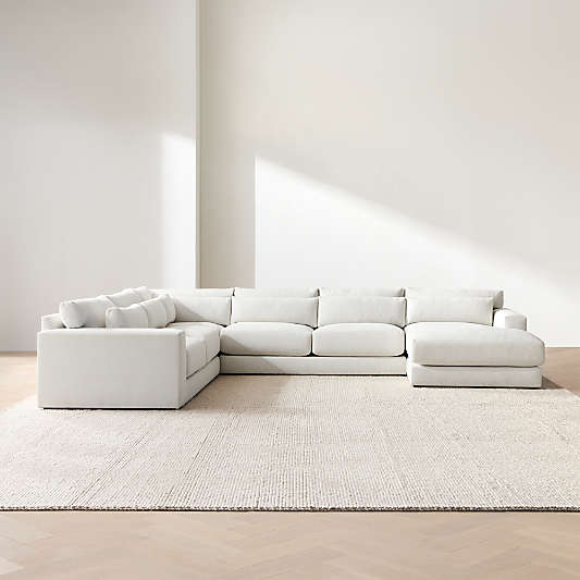 Retreat 4-Piece L-Shaped Sectional Sofa with Chaise Lounge