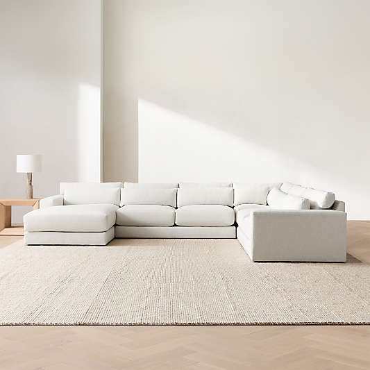 Retreat 4-Piece L-Shaped Sectional Sofa with Chaise Lounge