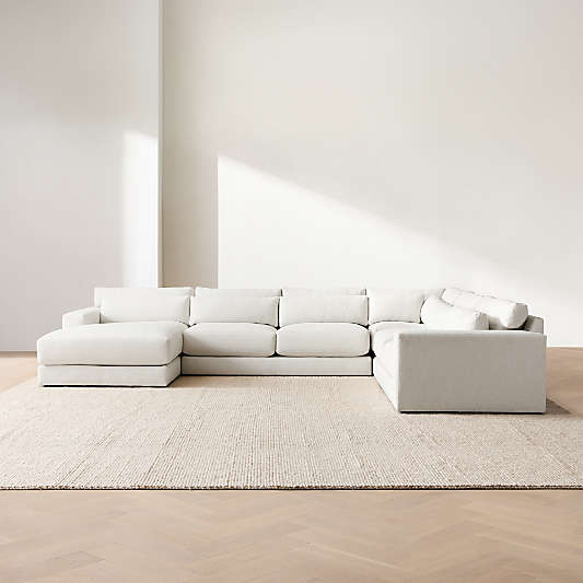 Retreat 4-Piece L-Shaped Sectional Sofa with Chaise Lounge