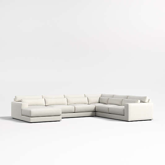 Retreat 4-Piece L-Shaped Sectional Sofa with Chaise Lounge