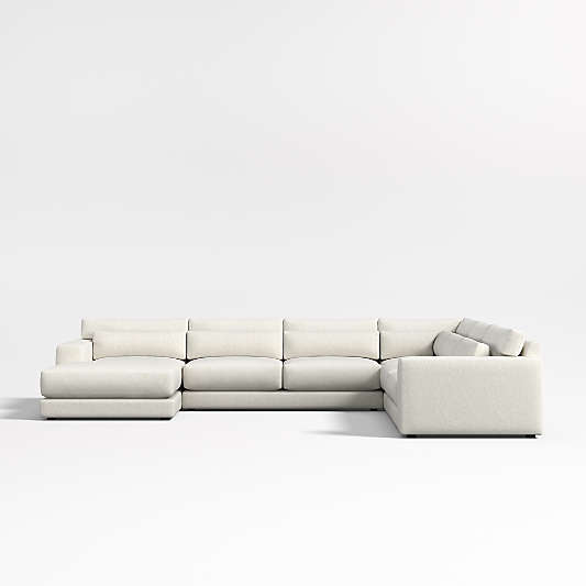 Retreat 4-Piece L-Shaped Sectional Sofa with Chaise Lounge