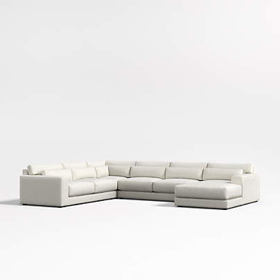 Retreat 4-Piece L-Shaped Sectional Sofa with Chaise Lounge