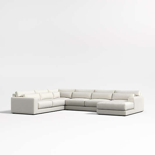 Retreat 4-Piece L-Shaped Sectional Sofa with Chaise Lounge