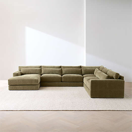 Retreat 4-Piece L-Shaped Sectional Sofa with Chaise Lounge