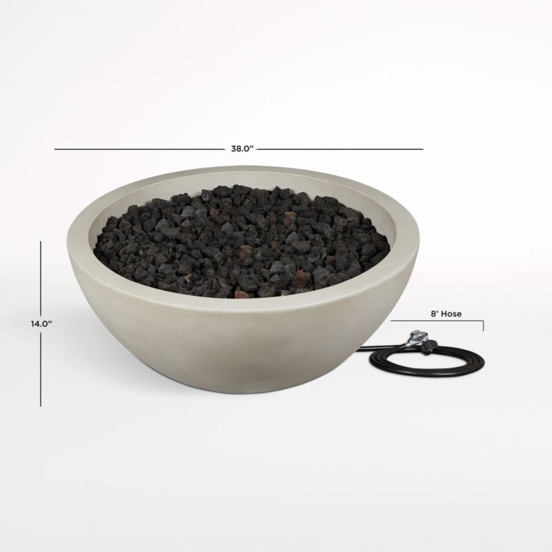 Retreat 38" Outdoor Propane Fire Bowl - image 6 of 11