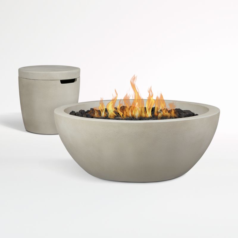 Retreat 42" Outdoor Fire Bowl and Propane Tank Cover Set - image 0 of 3