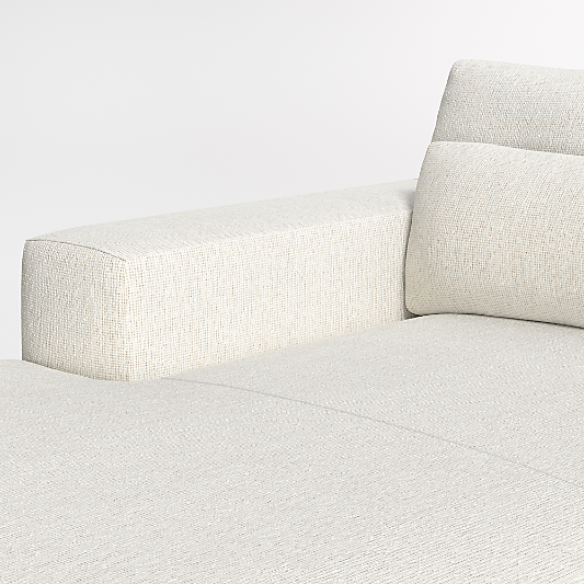 Retreat 2-Piece Bench Sectional Sofa with Extra Wide Chaise Lounge