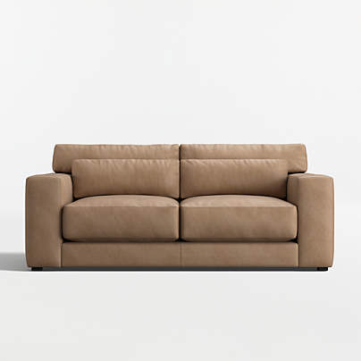Retreat 78" Leather Apartment Sofa