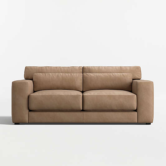 Retreat 78" Leather Apartment Sofa