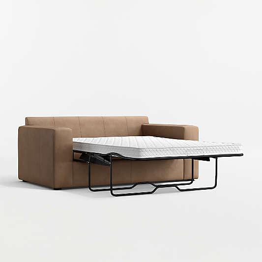 Retreat 78" Leather Full Sleeper Sofa