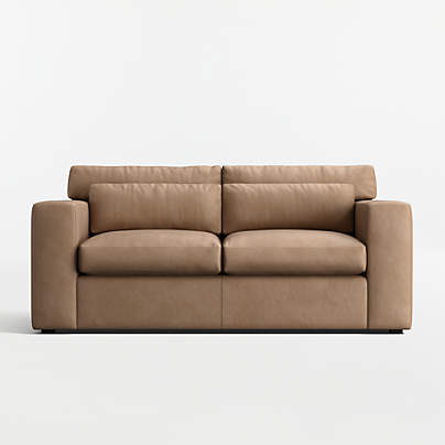 Retreat 78" Leather Full Sleeper Sofa