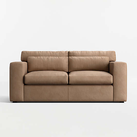 Retreat 78" Leather Full Sleeper Sofa