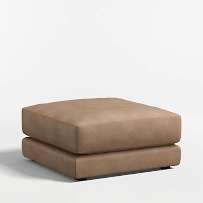 Retreat 36" Leather Ottoman