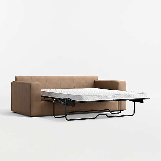 Retreat 94" Leather Queen Sleeper Sofa