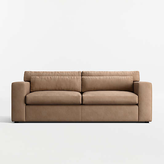 Retreat 78" Leather Full Sleeper Sofa