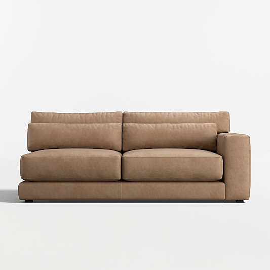 Retreat Leather Right-Arm Sofa Sectional Piece