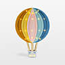 Retro Rainbow Hot Air Balloon