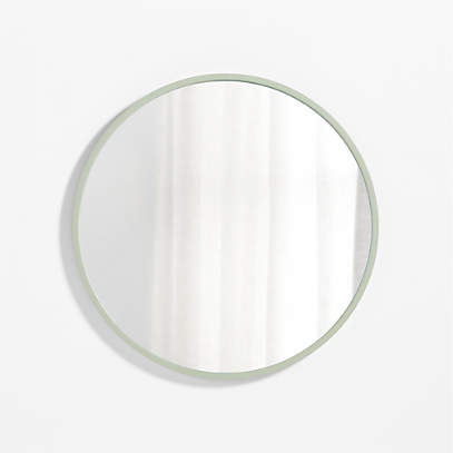 White clearance nursery mirror