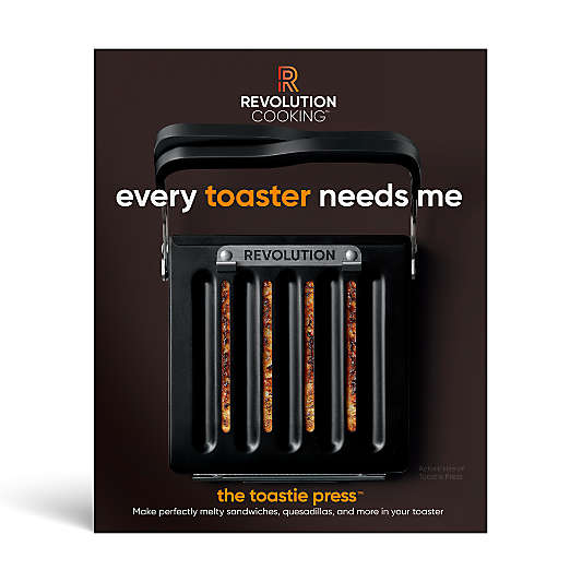 Revolution InstaGLO™ R90 Black Toaster with Toastie Press