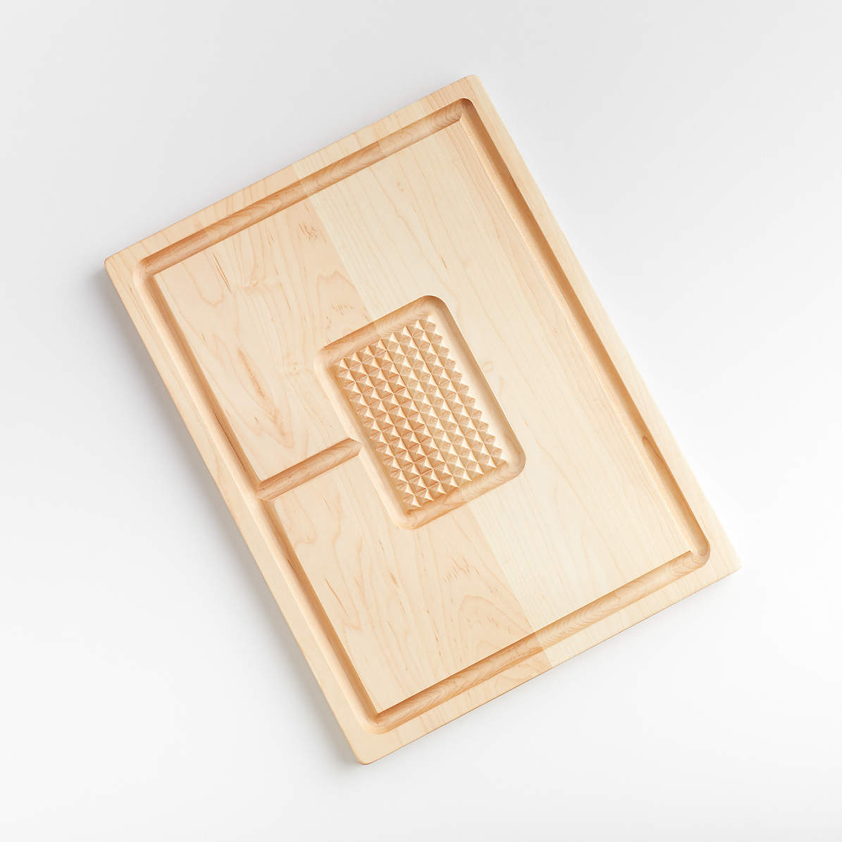 Crate & Barrel Walnut Reversible Cutting Board