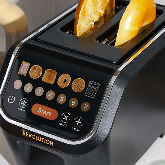 Revolution InstaGLO™ R90 Black Toaster with Toastie Press