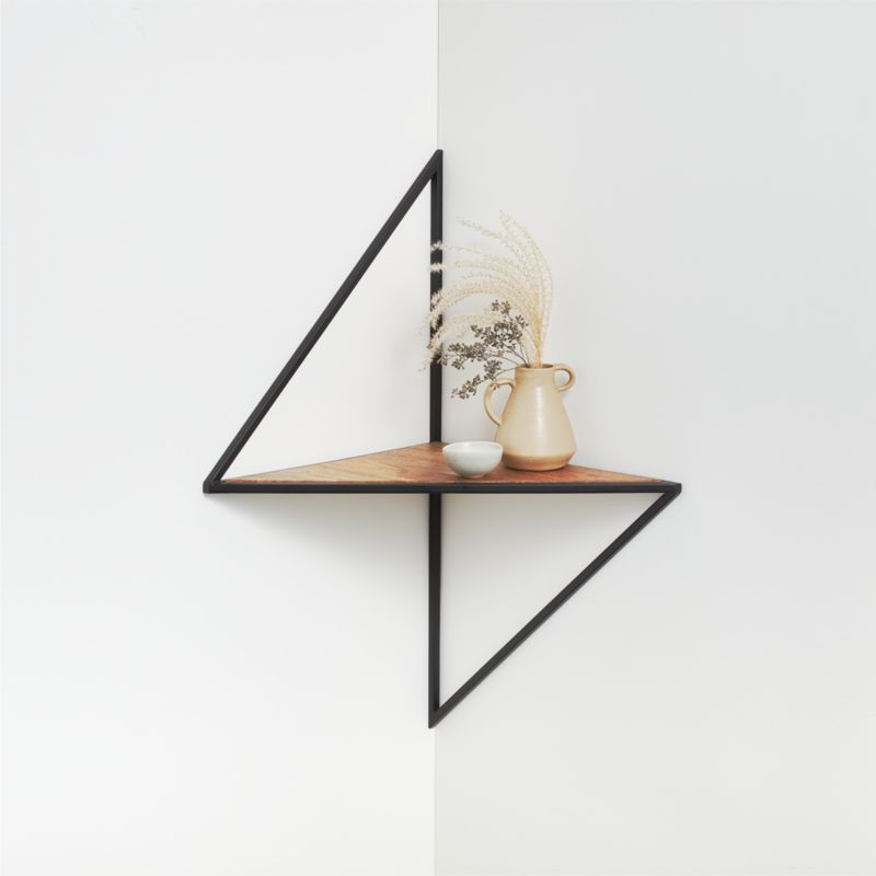Reva Corner Decorative Shelf + Reviews Crate & Barrel Canada