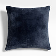 Selma Wool Blend Stripe 23"x23" Light Grey Throw Pillow Cover
