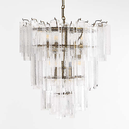 Revelry Glass Chandelier Light 28"
