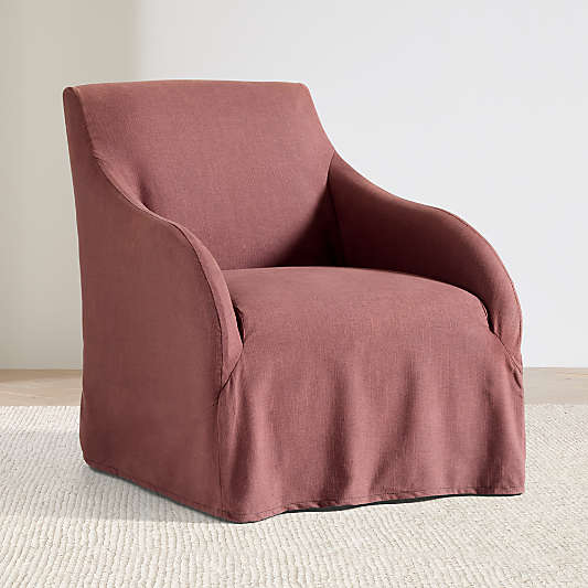 Revello Slipcovered Swivel Accent Chair