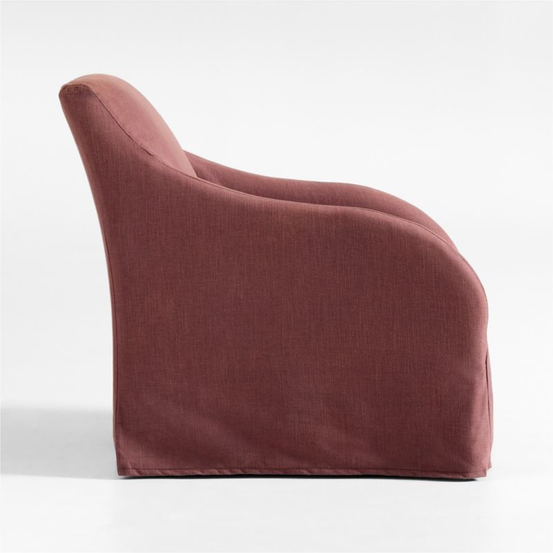 Revello Slipcovered Swivel Accent Chair - image 3 of 6