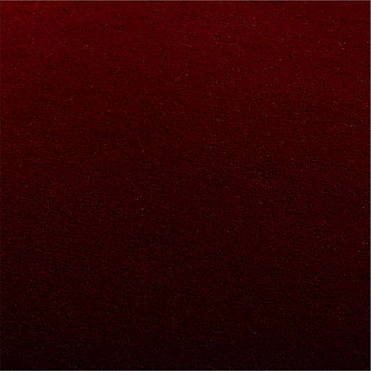 Faux Mohair Recycled 20x20 Brick Red Throw Pillow with Feather Insert