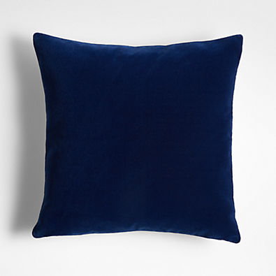 View Deep Sea 20"x20" Faux Mohair Throw Pillow Cover details